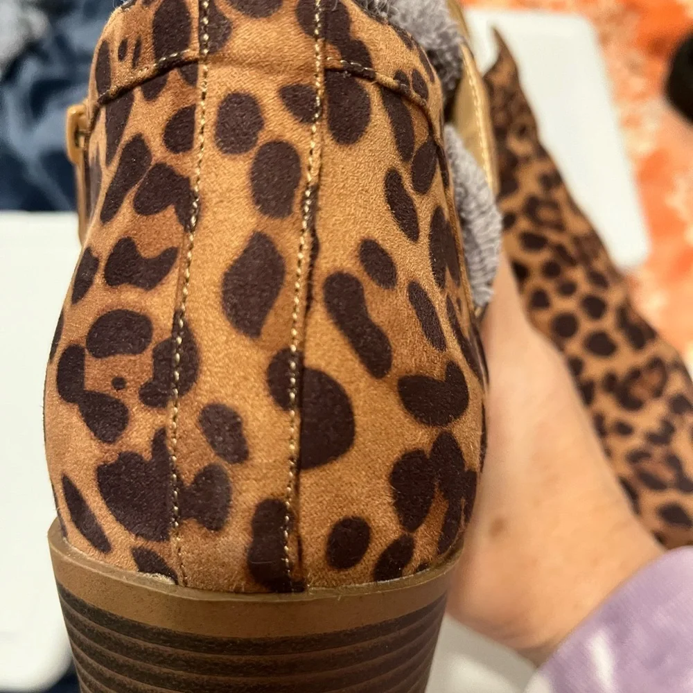 Torrid Brown Leopard Ankle Booties - Picture 9 of 15